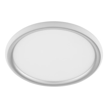 Brilliant - LED димируемо таванно осветително тяло CARLOZ LED/16W/230V Ø 30 см бял/ сив