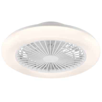 Brilliant - LED димируемо таванно осветително тяло с вентилатор MONTERO LED/20W/230V 2700-6500K Ø 42 см бяло + дистанционно управление