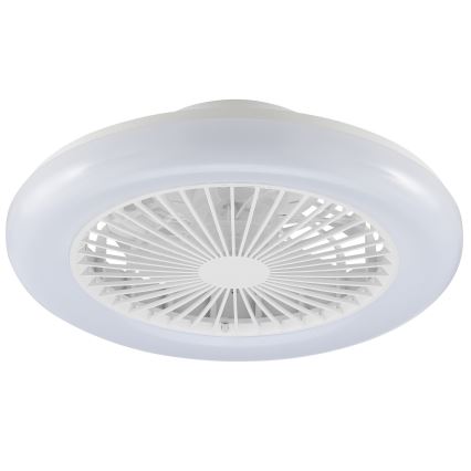 Brilliant - LED димируемо таванно осветително тяло с вентилатор MONTERO LED/20W/230V 2700-6500K Ø 42 см бяло + дистанционно управление
