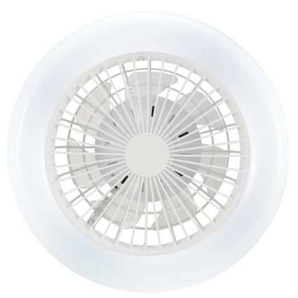 Brilliant - LED димируемо таванно осветително тяло с вентилатор MONTERO LED/20W/230V 2700-6500K Ø 42 см бяло + дистанционно управление