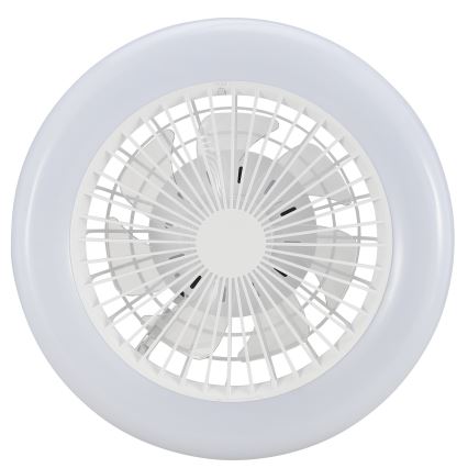 Brilliant - LED димируемо таванно осветително тяло с вентилатор MONTERO LED/20W/230V 2700-6500K Ø 42 см бяло + дистанционно управление