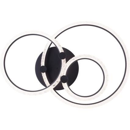 Brilliant - LED Димируемо таванно осветление AYDIN LED/34W/230V 3000-6500K черно + дистанционно управление