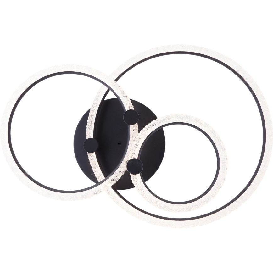 Brilliant - LED Димируемо таванно осветление AYDIN LED/34W/230V 3000-6500K черно + дистанционно управление