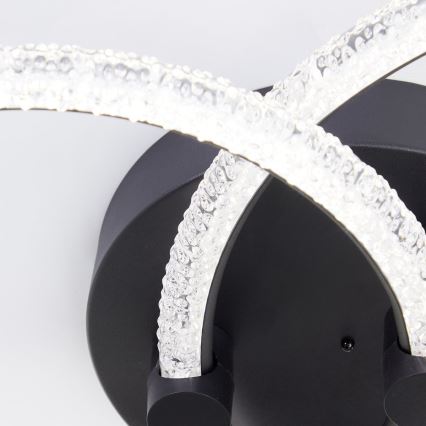 Brilliant - LED Димируемо таванно осветление AYDIN LED/34W/230V 3000-6500K черно + дистанционно управление