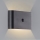 Brilliant - LED Екстериорен акумулаторен аплик със сензор XINO LED/3W/5V 3600 mAh IP44 черен