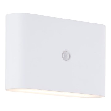 Brilliant - LED Екстериорен акумулаторен аплик със сензор XINO LED/3W/5V IP44 бял