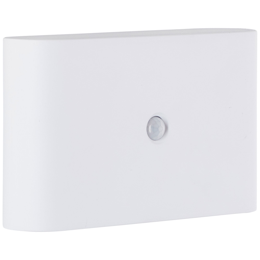 Brilliant - LED Екстериорен акумулаторен аплик със сензор XINO LED/3W/5V IP44 бял
