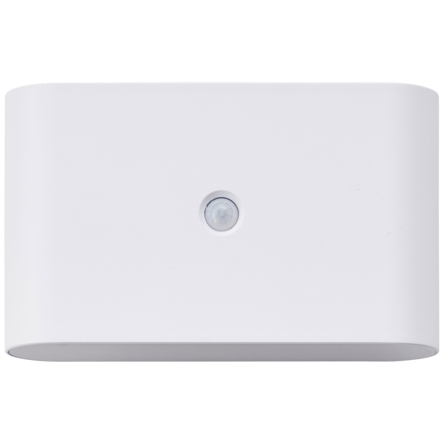 Brilliant - LED Екстериорен акумулаторен аплик със сензор XINO LED/3W/5V IP44 бял