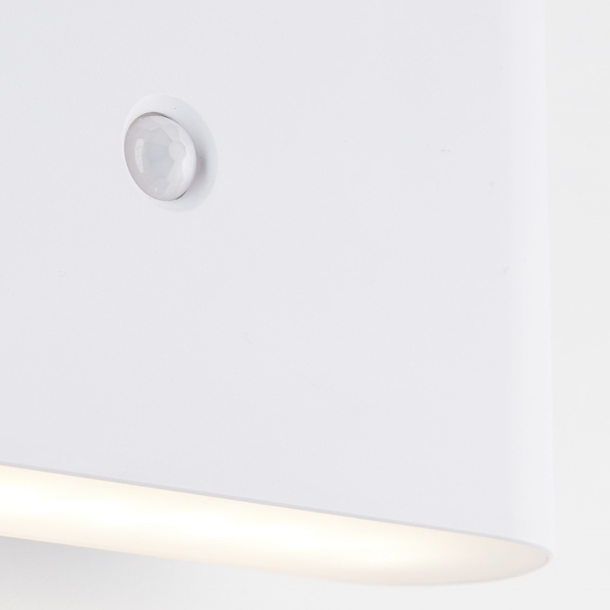 Brilliant - LED Екстериорен акумулаторен аплик със сензор XINO LED/3W/5V IP44 бял