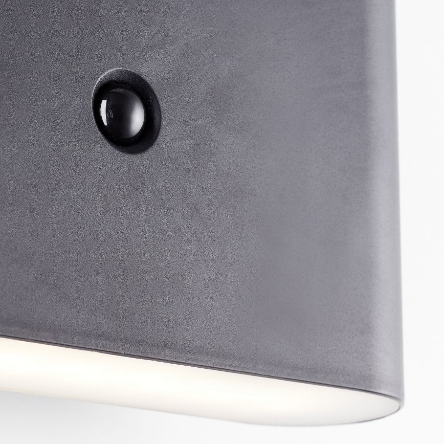 Brilliant - LED Екстериорен акумулаторен аплик със сензор XINO LED/3W/5V 3600 mAh IP44 черен