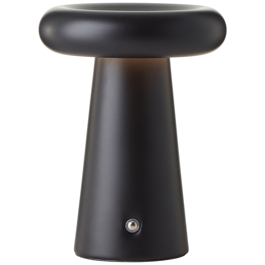 Brilliant - LED регулируема сензорна външна настолна лампа MUFFIN LED/3W/5V USB 2600 mAh IP44 черна