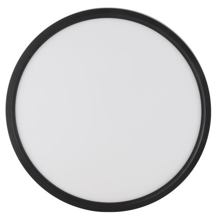 Brilliant - LED таванно осветително тяло с сензор за движение и здрач GALO LED/26W/230V Ø 40 см, черно