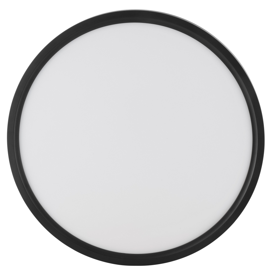 Brilliant - LED таванно осветително тяло с сензор за движение и здрач GALO LED/26W/230V Ø 40 см, черно