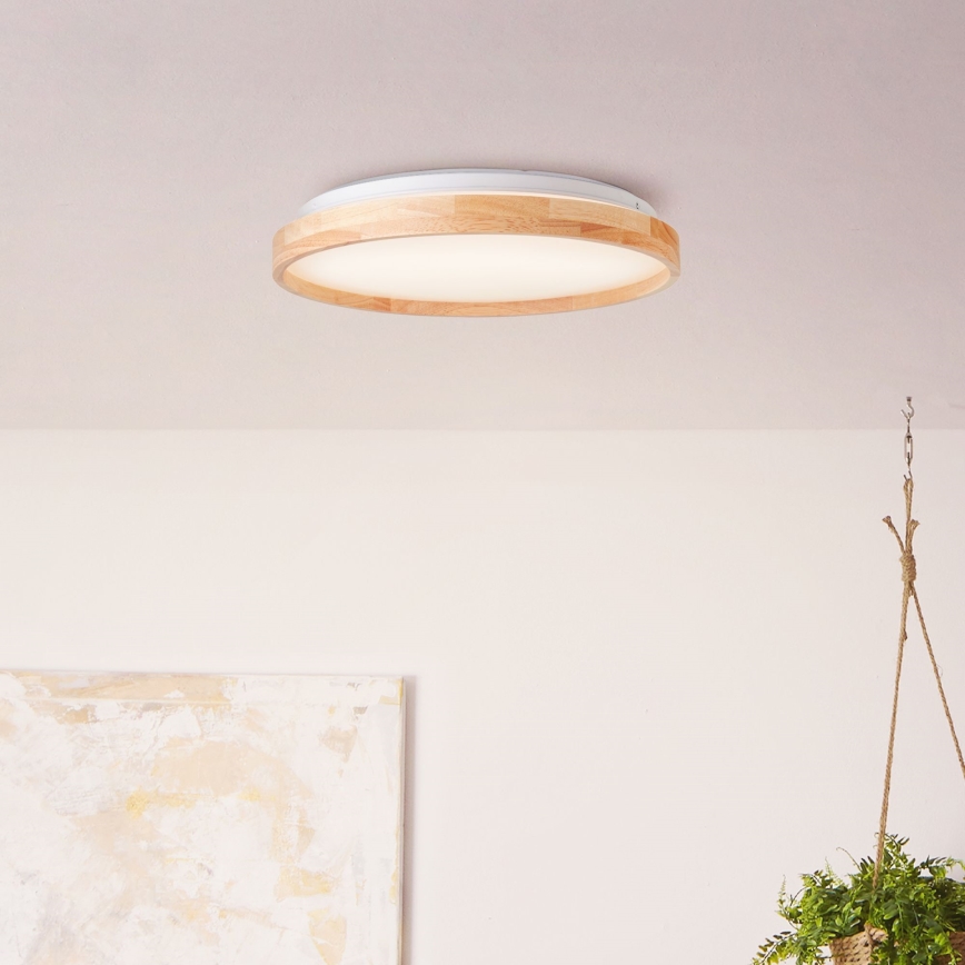 Brilliant - LED Плафониера ALSON LED/26W/230V 3000/4500K Ø 39,5 см каучуков фикус - FSC сертифицирано