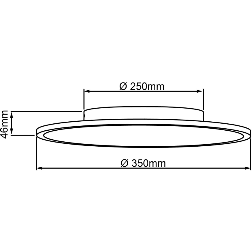 Brilliant - LED Плафониера BUFFI LED/24W/230V Ø 35 см 4000K