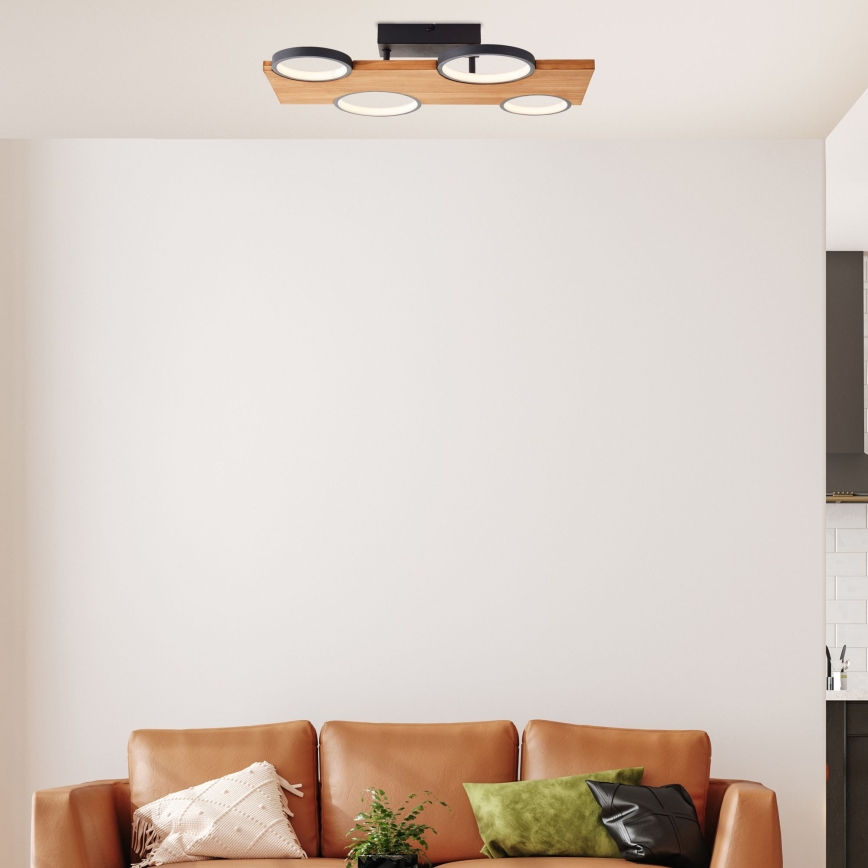 Brilliant - LED Плафониера CHEESY LED/28W/230V бор - FSC сертифицирано