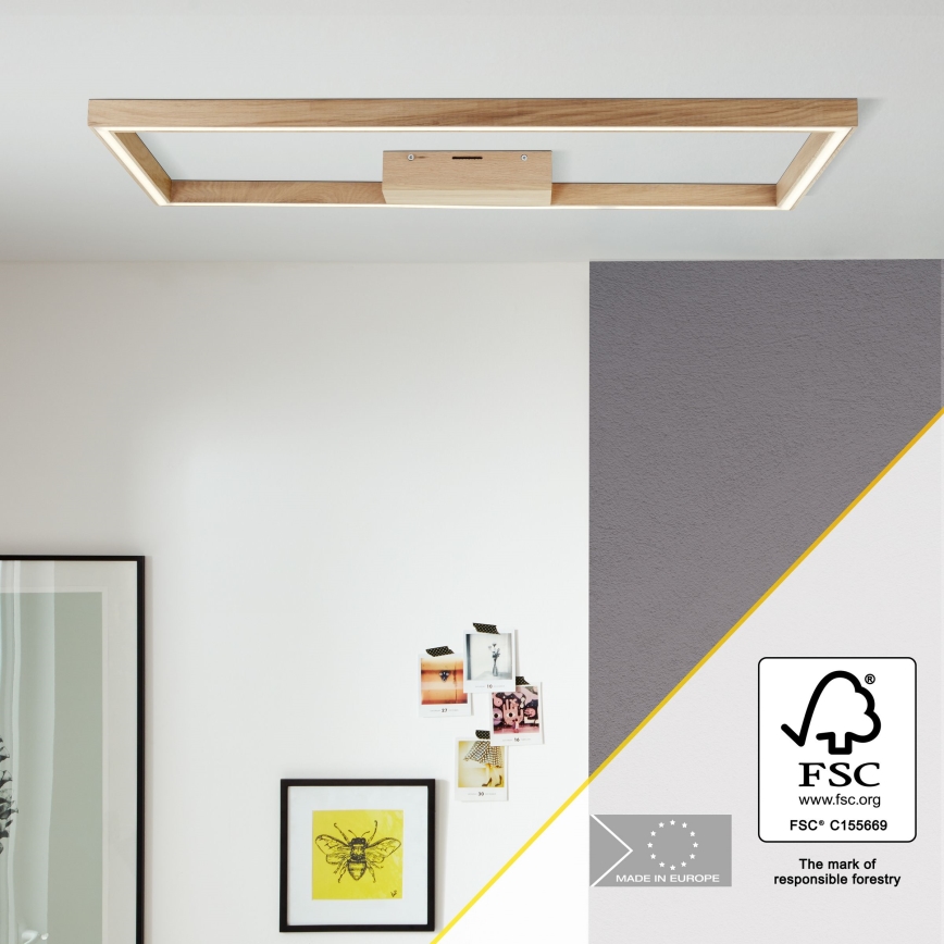 Brilliant - LED Плафониера DELGROSSO LED/24W/230V 3000K дъб
