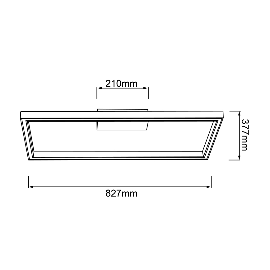 Brilliant - LED Плафониера DELGROSSO LED/24W/230V 3000K дъб