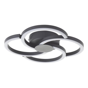 Brilliant - LED Плафониера FICO LED/22W/230V Ø 34 см черен