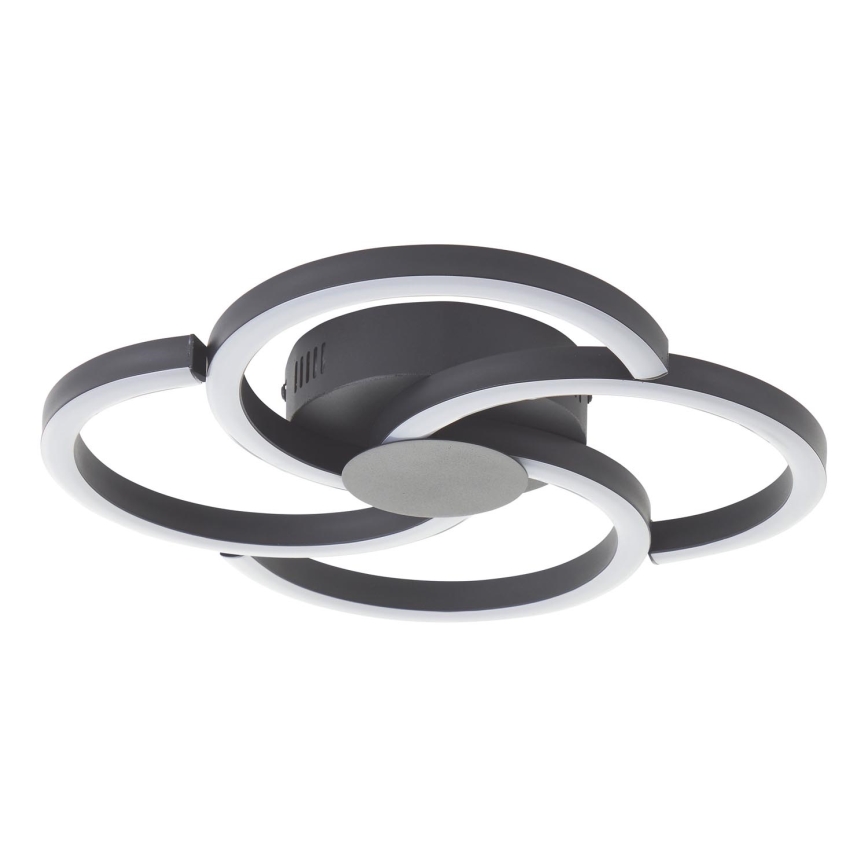 Brilliant - LED Плафониера FICO LED/22W/230V Ø 34 см черен
