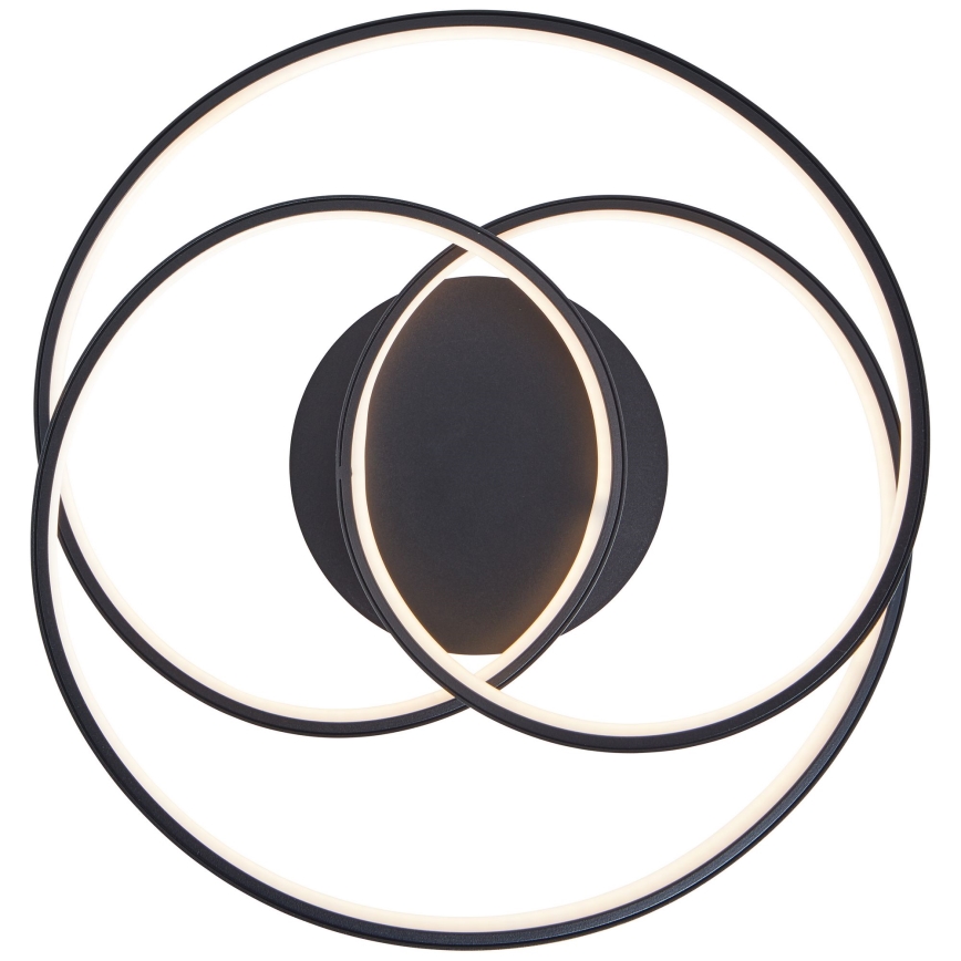 Brilliant - LED Плафониера LABYRINTH LED/40W/230V Ø 39,5 см черен