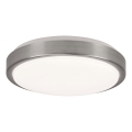 Brilliant - LED Плафониера LIVIUS LED/18W/230V Ø 28 см 3000K матов хром