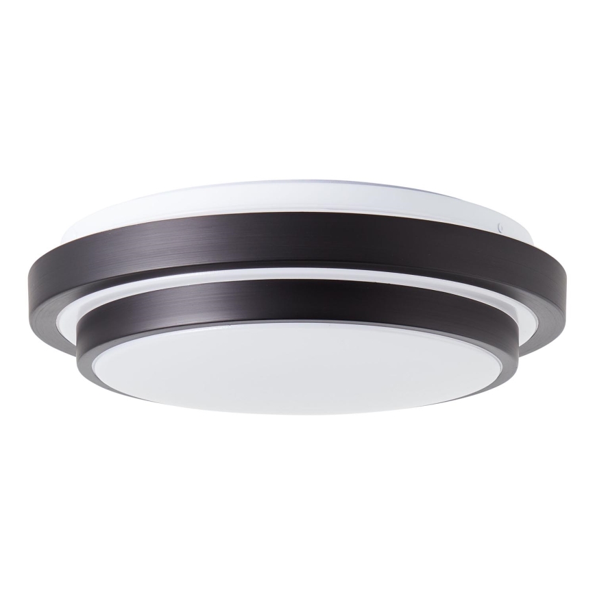 Brilliant - LED Плафониера MALMÖ LED/12W/230V 3000K Ø 34,5 см черен