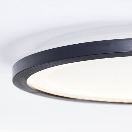 Brilliant - LED Плафониера MOSAKO LED/16W/230V 3000K Ø 25 см черен