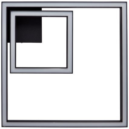 Brilliant - LED Плафониера QUON LED/24W/230V 3000K 40x40 см черен