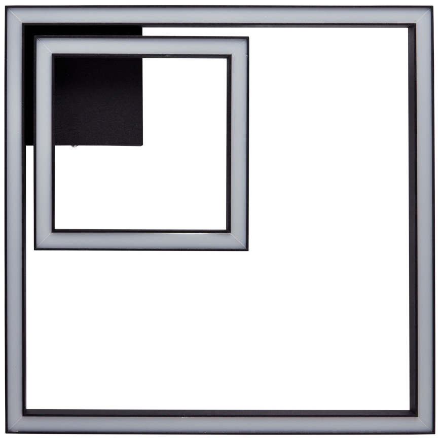 Brilliant - LED Плафониера QUON LED/24W/230V 3000K 40x40 см черен
