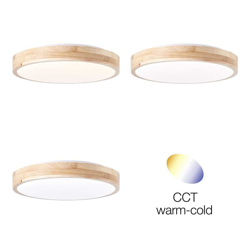 Brilliant - LED Плафониера SLIMLINE LED/14W/230V 3000/4000K каучуков фикус - FSC сертифицирано