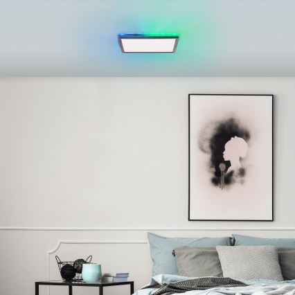 Brilliant - LED RGBW Димируем плафон SALTERY LED/20W/230V 3000-6500 + дистанционно управление