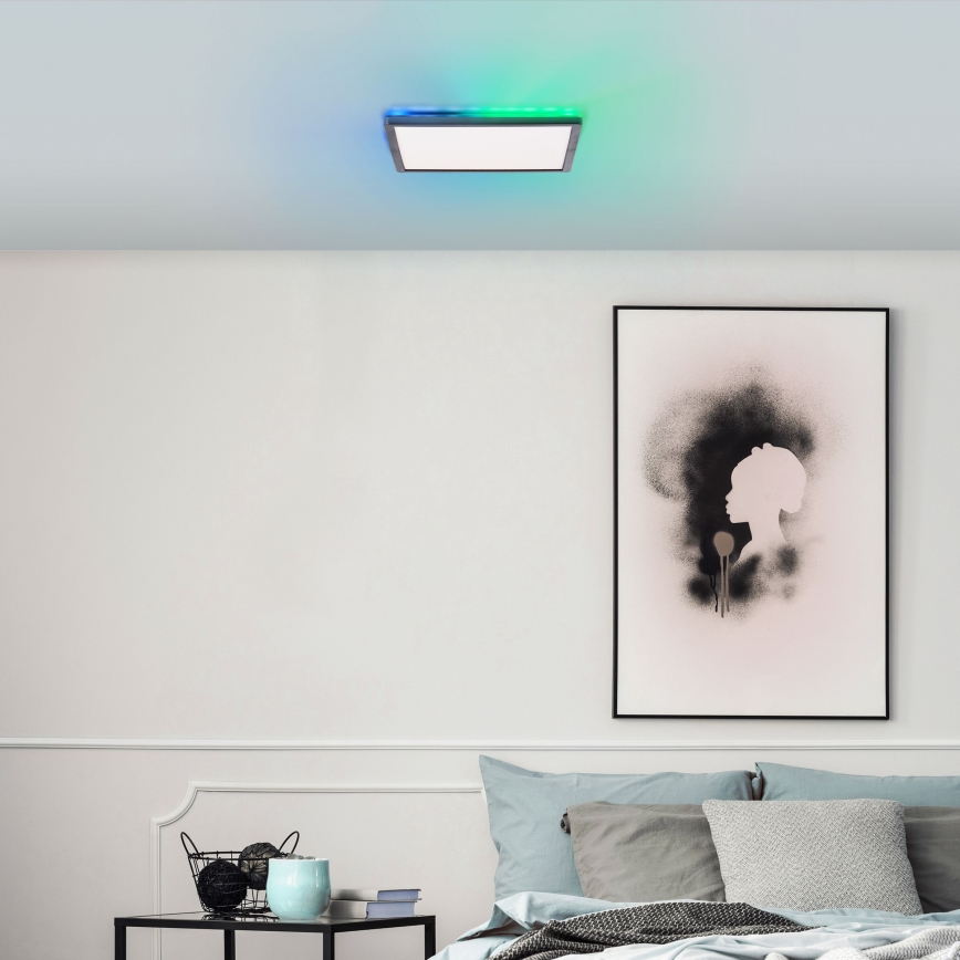 Brilliant - LED RGBW Димируем плафон SALTERY LED/20W/230V 3000-6500 + дистанционно управление