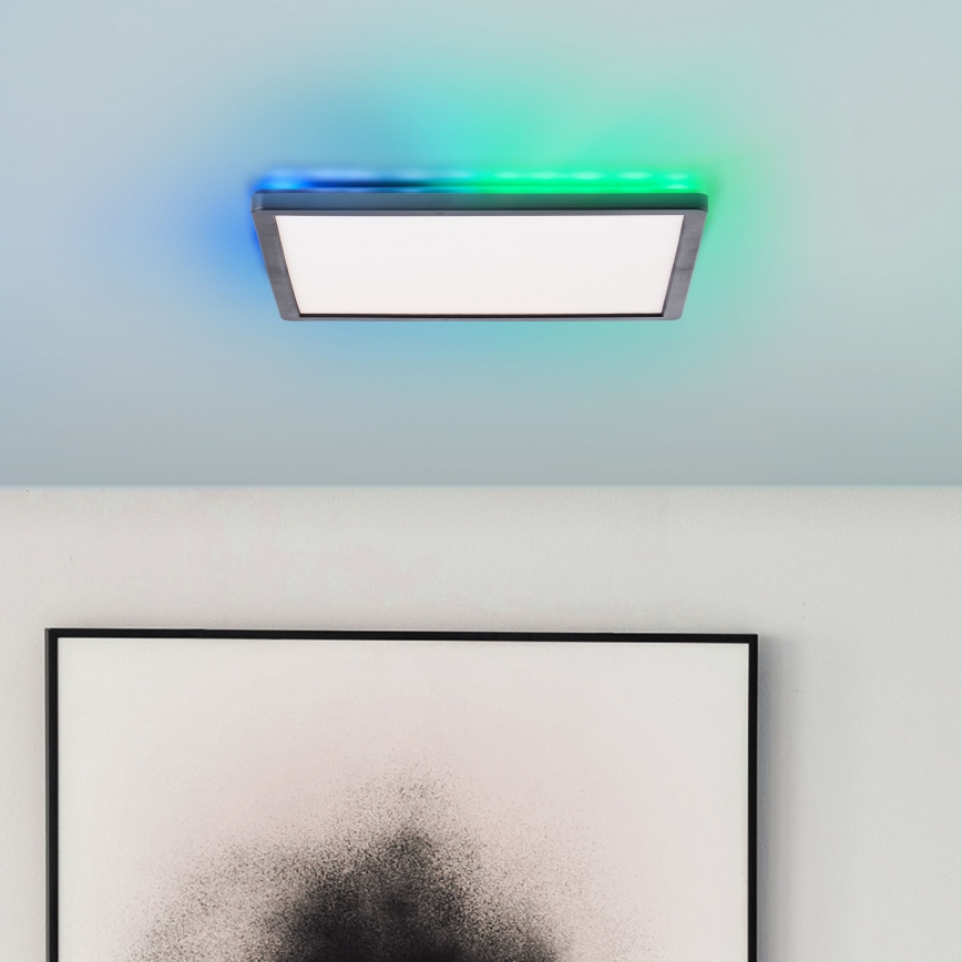 Brilliant - LED RGBW Димируем плафон SALTERY LED/20W/230V 3000-6500 + дистанционно управление