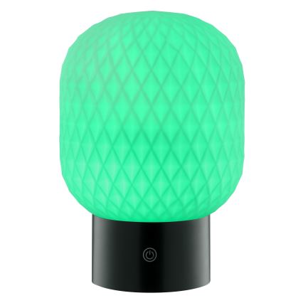 Brilliant - LED RGBW, димируема, презареждаема сенсорна външна настолна лампа SARASTRO LED/3W/5V 2700K 1800 mAh IP44 бяла