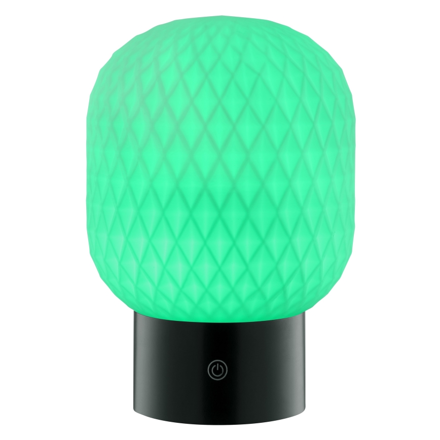 Brilliant - LED RGBW, димируема, презареждаема сенсорна външна настолна лампа SARASTRO LED/3W/5V 2700K 1800 mAh IP44 бяла