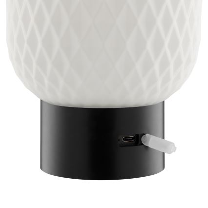 Brilliant - LED RGBW, димируема, презареждаема сенсорна външна настолна лампа SARASTRO LED/3W/5V 2700K 1800 mAh IP44 бяла