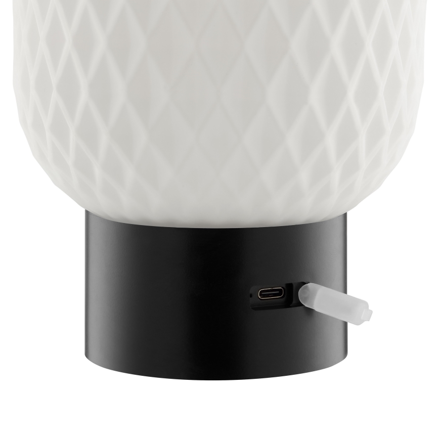 Brilliant - LED RGBW, димируема, презареждаема сенсорна външна настолна лампа SARASTRO LED/3W/5V 2700K 1800 mAh IP44 бяла