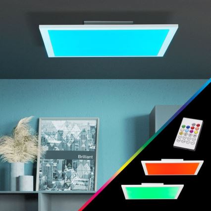 Brilliant - LED RGBW Димируем плафон ABIE LED/24W/230V 2700-6500K + дистанционно управление