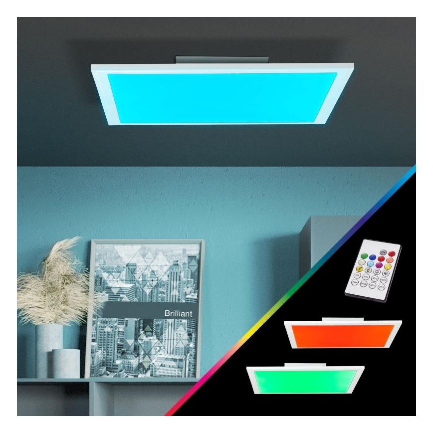 Brilliant - LED RGBW Димируем плафон ABIE LED/24W/230V 2700-6500K + дистанционно управление