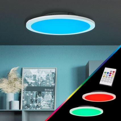 Brilliant - LED RGBW Димируем плафон ABIE LED/24W/230V 2700-6500K + дистанционно управление