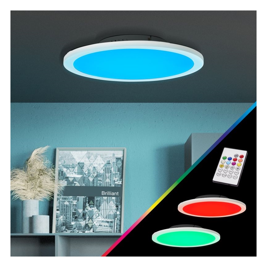 Brilliant - LED RGBW Димируем плафон ABIE LED/24W/230V 2700-6500K + дистанционно управление