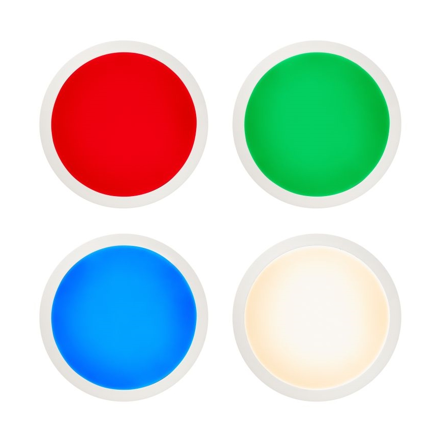 Brilliant - LED RGBW Димируем плафон ABIE LED/24W/230V 2700-6500K + дистанционно управление