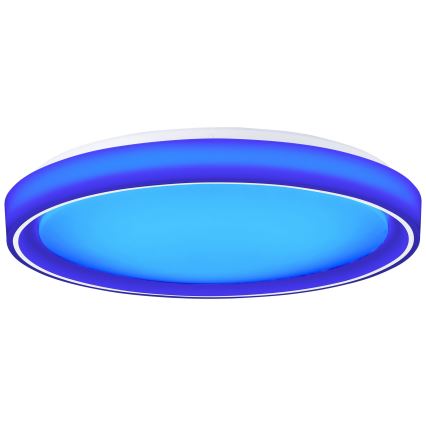 Brilliant - LED RGBW Димируем плафон FLOCO LED/34W/230V 3000-6500K Ø 49,5 см бял + дистанционно управление