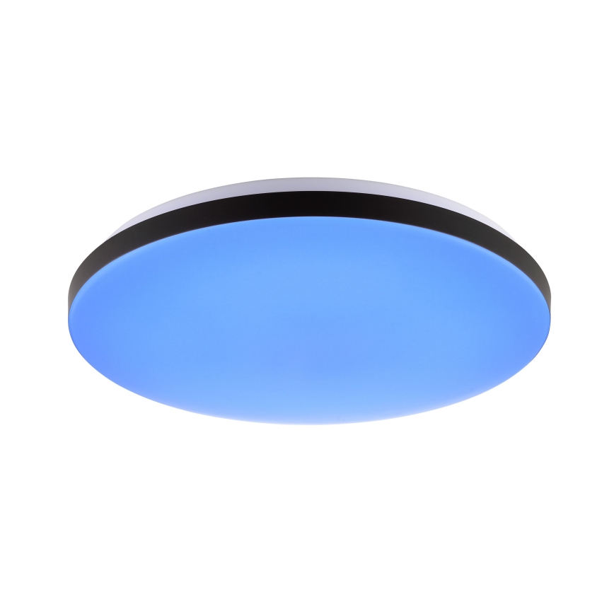 Brilliant - LED RGBW Димируем плафон LIVIO LED/20W/230V 3000-6500K Ø 49 см черен + дистанционно управление