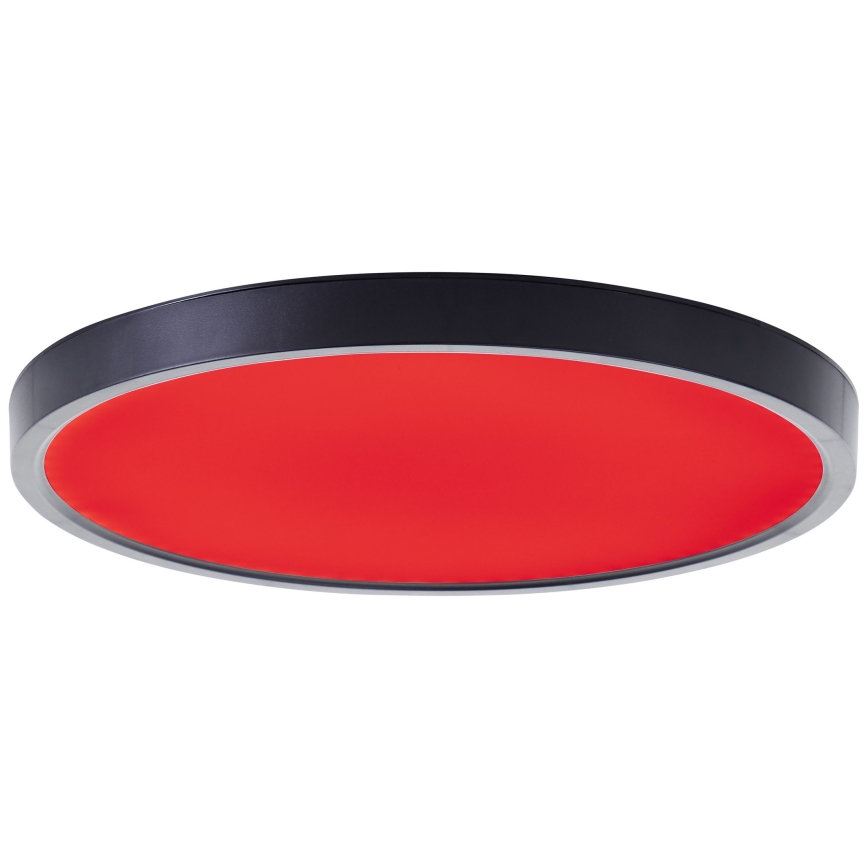 Brilliant - LED RGBW Димируем плафон LOTTI LED/16W/230V 3000K Ø 30 см черен Wi-Fi Tuya + дистанционно управление
