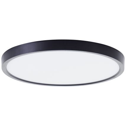 Brilliant - LED RGBW Димируем плафон LOTTI LED/16W/230V 3000K Ø 30 см черен Wi-Fi Tuya + дистанционно управление