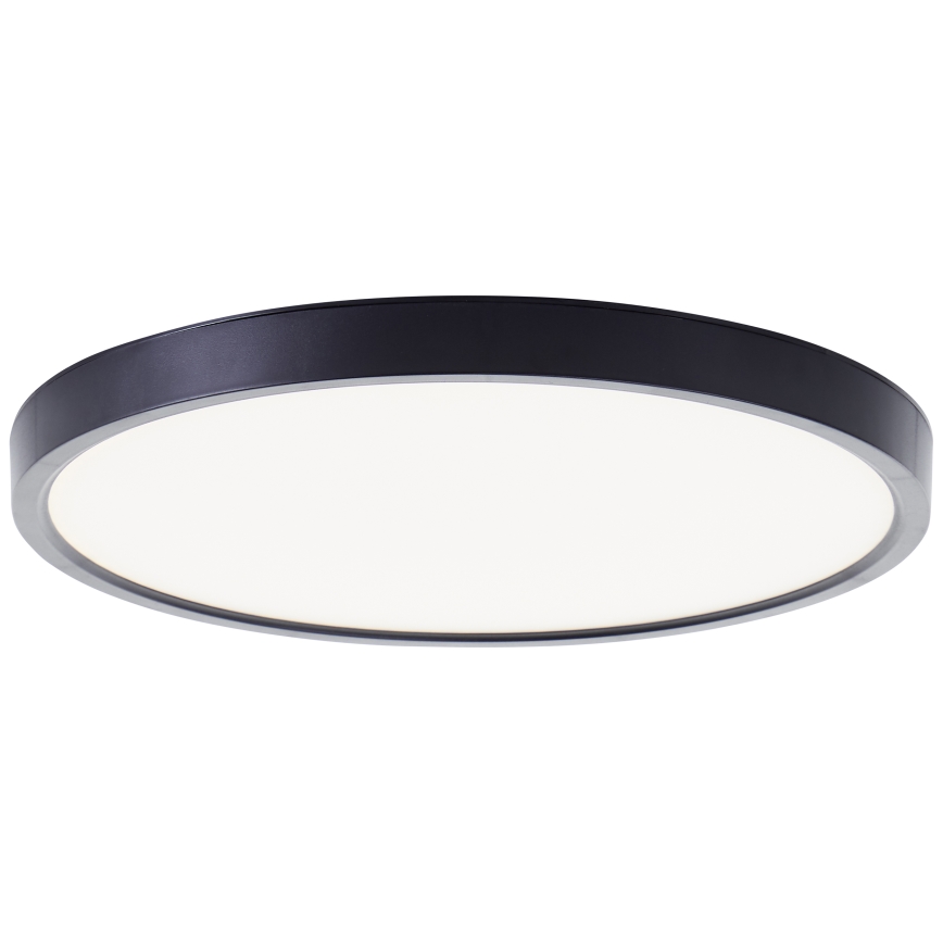 Brilliant - LED RGBW Димируем плафон LOTTI LED/16W/230V 3000K Ø 30 см черен Wi-Fi Tuya + дистанционно управление