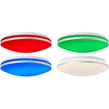 Brilliant - LED RGBW Димируем плафон MIDWAY LED/14W/230V 3100-6500K Wi-Fi Tuya + дистанционно управление