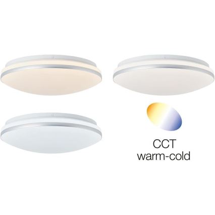 Brilliant - LED RGBW Димируем плафон MIDWAY LED/14W/230V 3100-6500K Wi-Fi Tuya + дистанционно управление